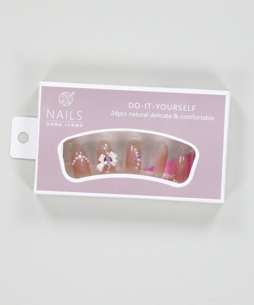 SPINNS（スピンズ）の「ネイルチップ 24ピース（ネイルシール/ネイルチップ・レディース・C/D/E/F/A/H/B/G・ONESIZE）」の4枚目の写真