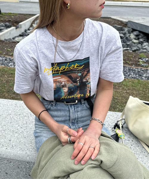 feepur（フェピュール）の「カラーロゴPHOTO Tee（Tシャツ/カットソー・レディース・オフホワイト/オートミール・MEDIUM）」の20枚目の写真