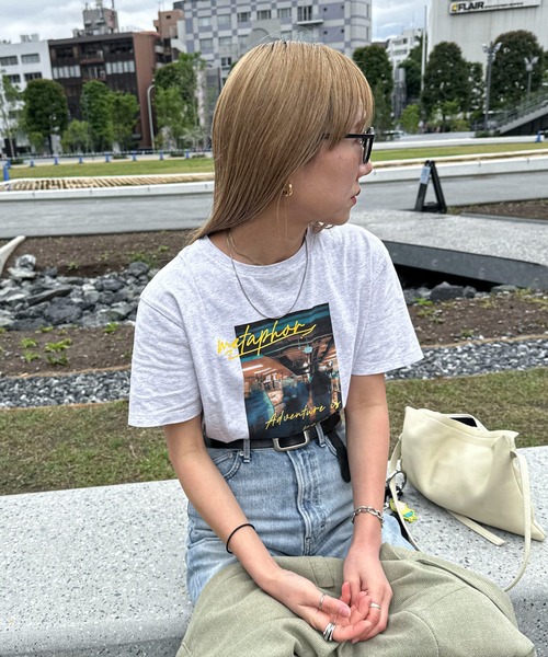 feepur（フェピュール）の「カラーロゴPHOTO Tee（Tシャツ/カットソー・レディース・オフホワイト/オートミール・MEDIUM）」の21枚目の写真
