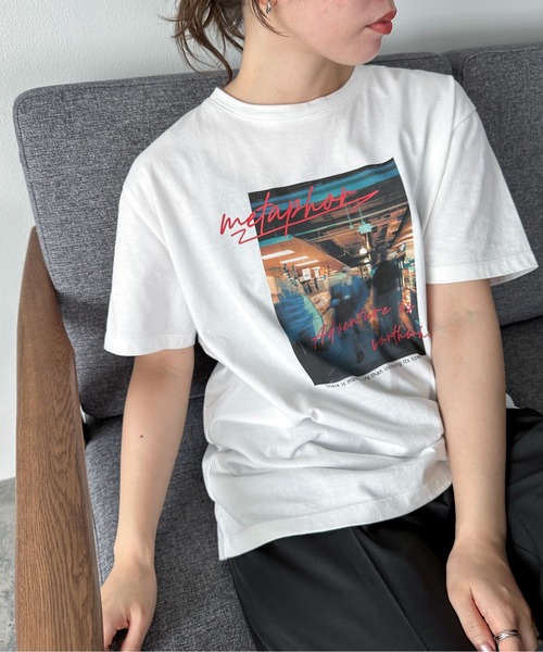 feepur（フェピュール）の「カラーロゴPHOTO Tee（Tシャツ/カットソー・レディース・オフホワイト/オートミール・MEDIUM）」の12枚目の写真