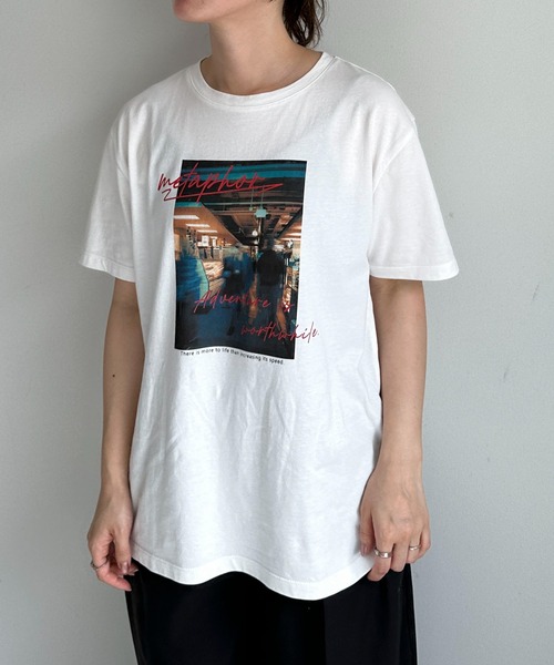 feepur（フェピュール）の「カラーロゴPHOTO Tee（Tシャツ/カットソー・レディース・オフホワイト/オートミール・MEDIUM）」の3枚目の写真