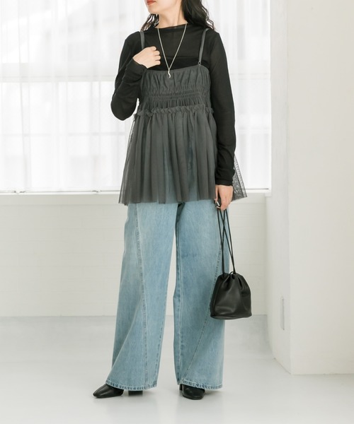 mystic（ミスティック）の「シャーリングミニショルダーバッグ（ショルダーバッグ・レディース・ブラック/シルバー/シルバー系その他2・ONE SIZE）」の7枚目の写真