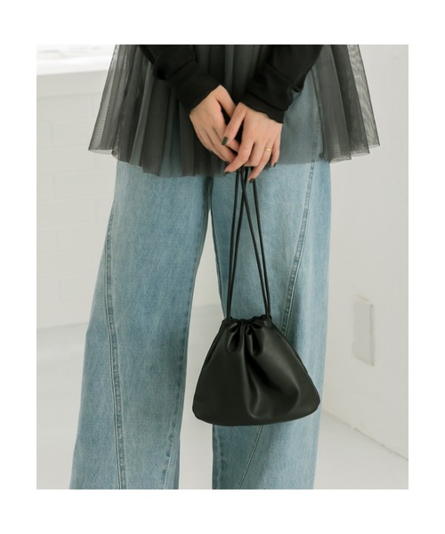 mystic（ミスティック）の「シャーリングミニショルダーバッグ（ショルダーバッグ・レディース・ブラック/シルバー/シルバー系その他2・ONE SIZE）」の12枚目の写真