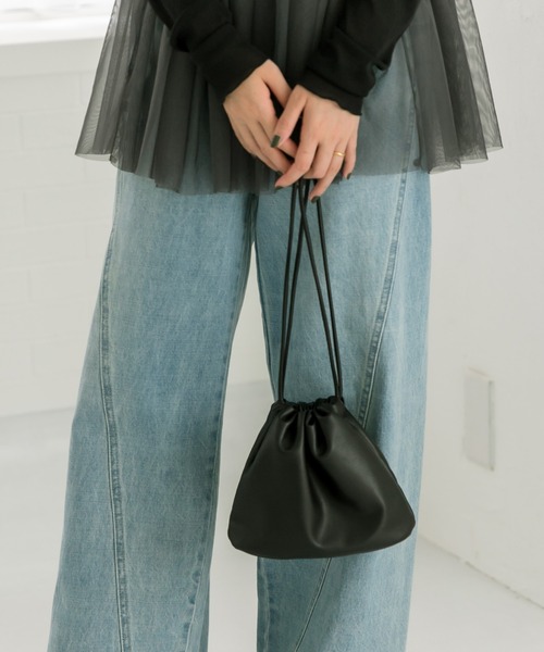 mystic（ミスティック）の「シャーリングミニショルダーバッグ（ショルダーバッグ・レディース・ブラック/シルバー/シルバー系その他2・ONE SIZE）」の13枚目の写真