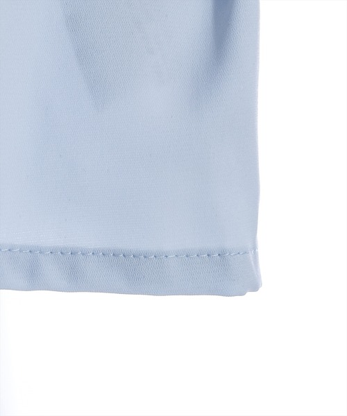 clear（クリア）の「オーガンジー半袖ギャザーショート丈ブラウス[大人 フェミニン]≪再入荷≫（シャツ/ブラウス・レディース・ブラック/グレー/ベージュ/サックスブルー・F）」の13枚目の写真