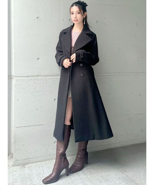 RESEXXY（リゼクシー）の「スクエアトゥロングブーツ（ブーツ・レディース・ブラック/ベージュ/ブラウン・SMALL/MEDIUM/LARGE）」の17枚目の写真