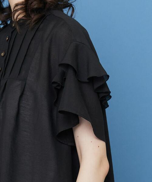 FRAPBOIS(フラボア)の「ドーリー ブラウス(シャツ/ブラウス・レディース・ブラック/ブルー・1)」の20枚目の写真