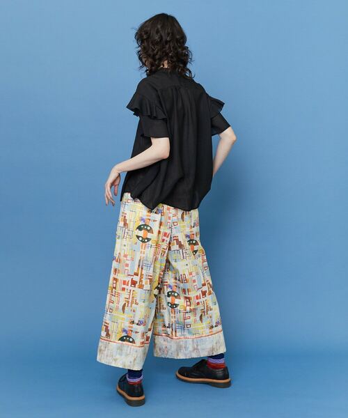 FRAPBOIS(フラボア)の「ドーリー ブラウス(シャツ/ブラウス・レディース・ブラック/ブルー・1)」の13枚目の写真