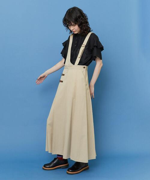 FRAPBOIS(フラボア)の「ドーリー ブラウス(シャツ/ブラウス・レディース・ブラック/ブルー・1)」の4枚目の写真