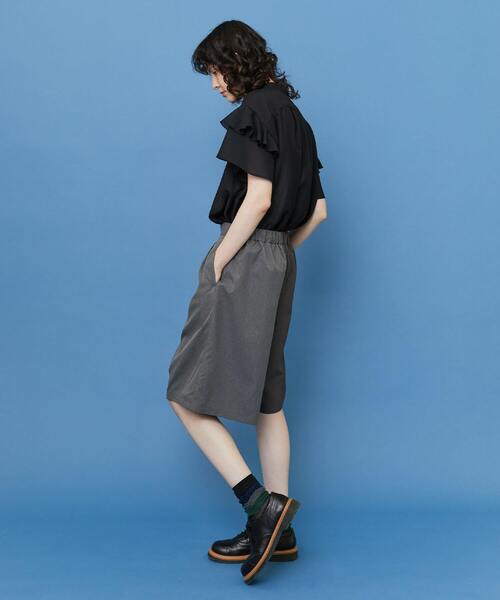 FRAPBOIS(フラボア)の「ドーリー ブラウス(シャツ/ブラウス・レディース・ブラック/ブルー・1)」の7枚目の写真