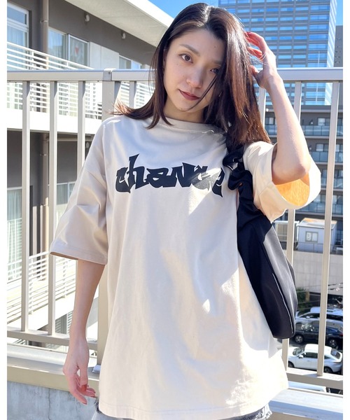 RGY（アールジーワイ）の「【RGY】ビリヤード両面プリント ビッグシルエットTシャツ (CP)（Tシャツ/カットソー・レディース・ブラック/ホワイト/ライトベージュ・L/M）」の18枚目の写真