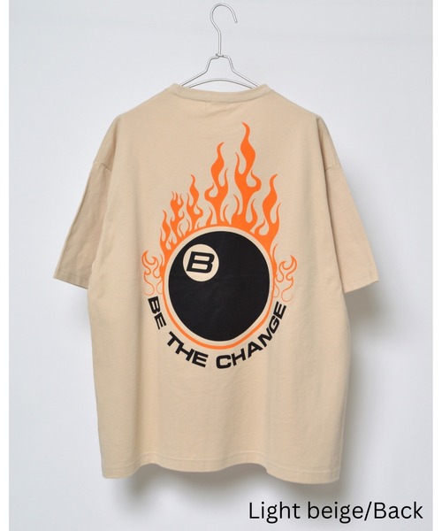 RGY（アールジーワイ）の「【RGY】ビリヤード両面プリント ビッグシルエットTシャツ (CP)（Tシャツ/カットソー・レディース・ブラック/ホワイト/ライトベージュ・L/M）」の12枚目の写真