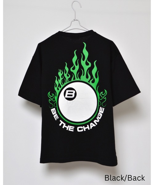 RGY（アールジーワイ）の「【RGY】ビリヤード両面プリント ビッグシルエットTシャツ (CP)（Tシャツ/カットソー・レディース・ブラック/ホワイト/ライトベージュ・L/M）」の5枚目の写真
