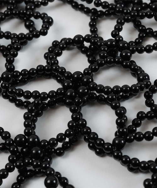 miette(ミエット)の「フラワーパールビスチェ(キャミソール・レディース・オフホワイト/ブラック・FREE)」の18枚目の写真