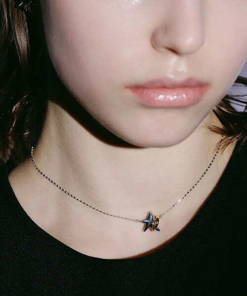 LAPUIS（ラピュイ）の「＜LAPUIS＞Coil Star ネックレス（ネックレス・レディース・ゴールド/その他1・FREE）」の2枚目の写真