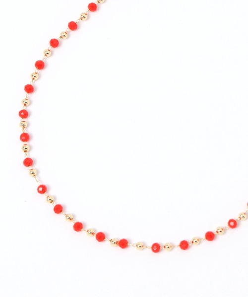 niko and...（ニコアンド）の「マルチパーツコンビネックレス（ネックレス・レディース・ライトブルー/ブラック/オフホワイト/グレー/イエロー/レッド/グリーン/ホワイト・0）」の8枚目の写真