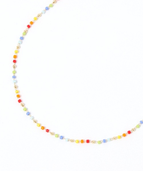 niko and...（ニコアンド）の「マルチパーツコンビネックレス（ネックレス・レディース・ライトブルー/ブラック/オフホワイト/グレー/イエロー/レッド/グリーン/ホワイト・0）」の7枚目の写真
