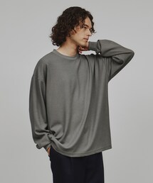 ◆カラーワッフルオーバーサイズカットソー