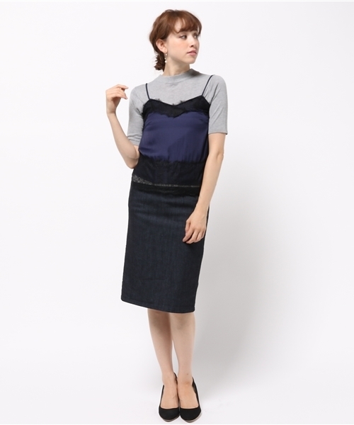 LIMITLESS LUXURY（リミットレスラグジュアリー）の「RACE VINTAGEキャミソール（キャミソール・レディース・ブラック/ネイビー/ホワイト・FREE）」の7枚目の写真