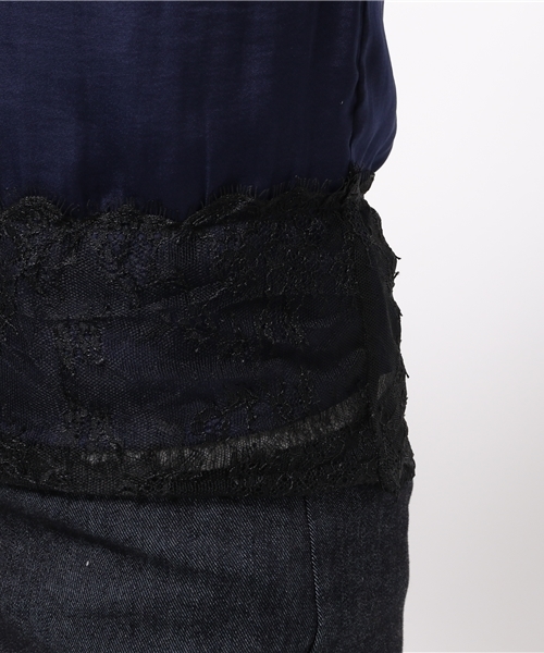 LIMITLESS LUXURY（リミットレスラグジュアリー）の「RACE VINTAGEキャミソール（キャミソール・レディース・ブラック/ネイビー/ホワイト・FREE）」の10枚目の写真