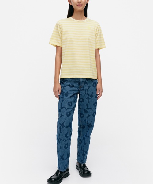 marimekko(マリメッコ)の「【kioski】 Tasaraita / Relaxed t-shirt(シャツ/ブラウス・レディース・レモンイエロー・SMALL/X-SMALL/MEDIUM/LARGE)」の8枚目の写真