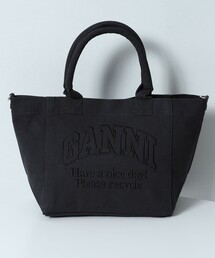 GANNI | GANNI/ガニー SMALL EASY SHOPPER / A5972 / ロゴスモールトートバッグ / 2WAYショルダーバッグ(トートバッグ)