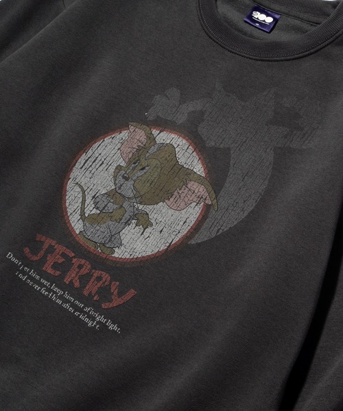 Tom&Jerry(トムアンドジェリー)の「【Tom & Jerry/トム & ジェリー】 アートワークデザイン 裏起毛 ピグメント加工 ROCKモチーフ スウェット トレーナー(スウェット・メンズ・ブラック系1/ブラック系3/ブラック系5/ブラック系6/ブラック系その他2/ブラック系2/ブラック系4/ブラック系その他/ブラック系その他3・L/LL/M)」の20枚目の写真