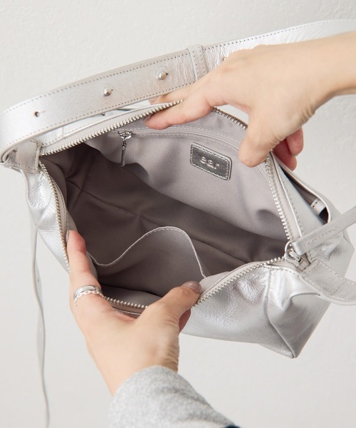 本革/220g》ボックスショルダーバッグ（ショルダーバッグ）｜ear