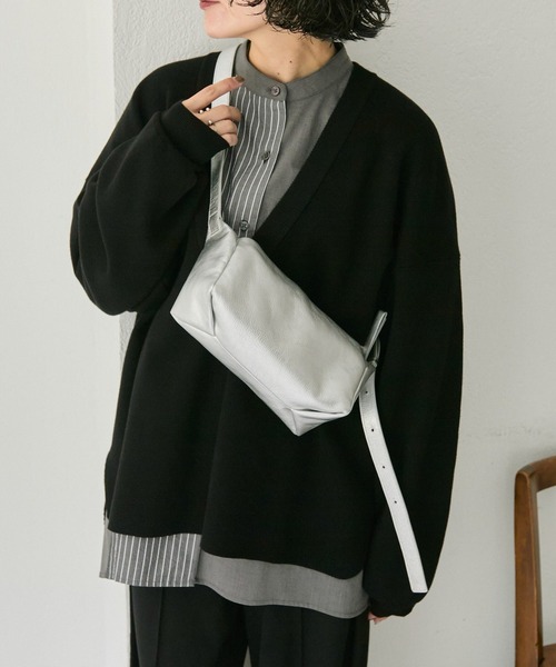 本革/220g》ボックスショルダーバッグ（ショルダーバッグ）｜ear