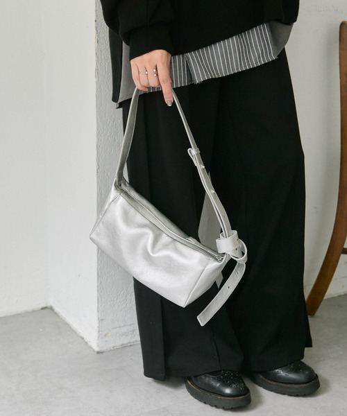 本革/220g》ボックスショルダーバッグ（ショルダーバッグ）｜ear