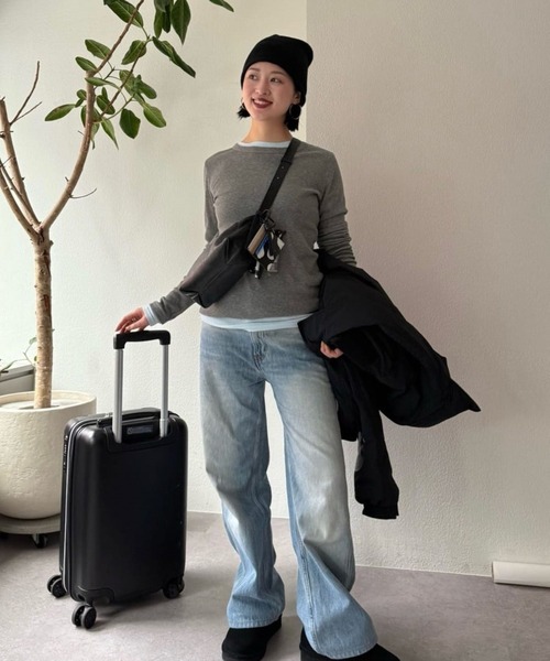 本革/220g》ボックスショルダーバッグ（ショルダーバッグ）｜ear