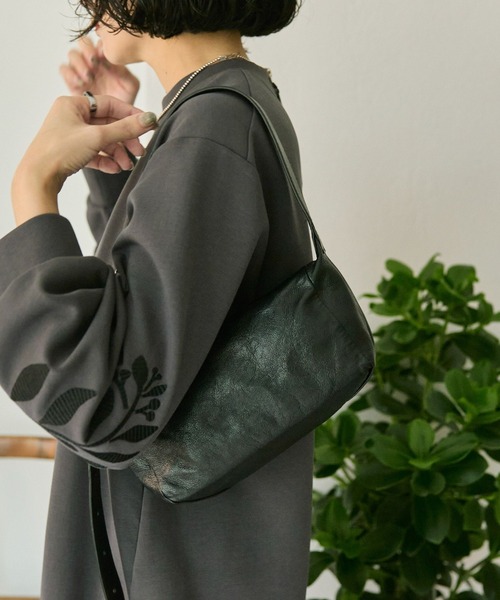 本革/220g》ボックスショルダーバッグ（ショルダーバッグ）｜ear