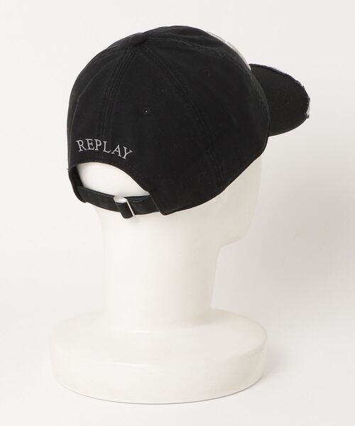 【セール】ウォッシュヘビーコットンダメージCAP（キャップ）｜REPLAY（リプレイ）