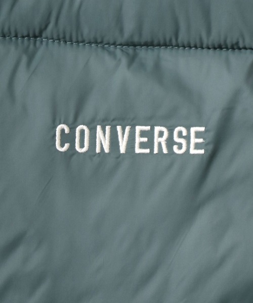 CONVERSE（コンバース）の「CONVERSE（コンバース）軽量フェイクダウンベスト レディース/ナイロンジャケット中綿ベスト（ダウンベスト・レディース・ブラック/ベージュ/ブラウン/グリーン・M/L）」の12枚目の写真