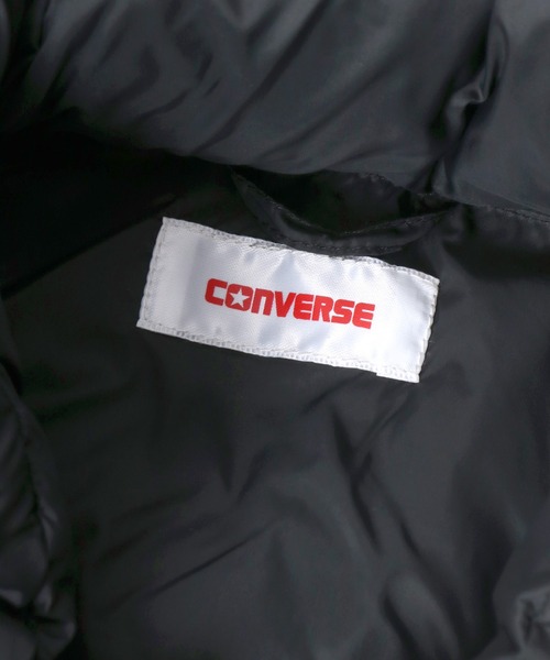 CONVERSE（コンバース）の「CONVERSE（コンバース）軽量フェイクダウンベスト レディース/ナイロンジャケット中綿ベスト（ダウンベスト・レディース・ブラック/ベージュ/ブラウン/グリーン・M/L）」の14枚目の写真