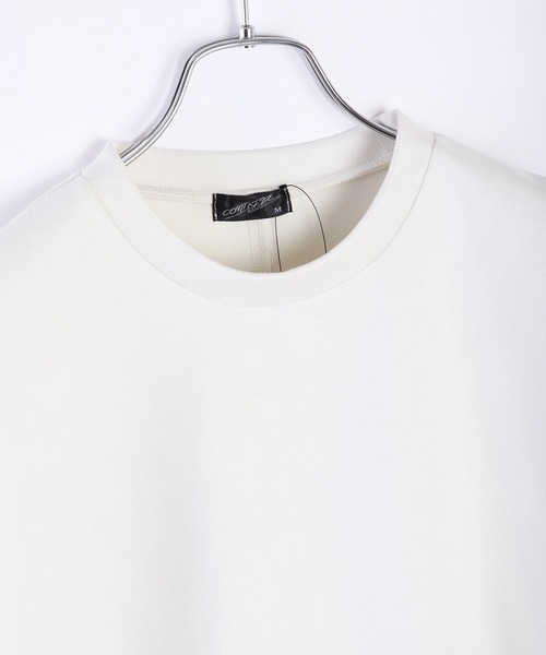 WESTSEA(ウエストシー)の「フェイクスエード 無地 ドルマンプルオーバー(Tシャツ/カットソー・メンズ・オフホワイト/グレー/チャコール/ネイビー・M/L)」の14枚目の写真