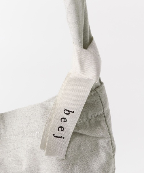 beej（ビージ）の「『別注』beej×DOORS　ロゴトート（トートバッグ・レディース・グレー/ブラウン・ONE）」の11枚目の写真