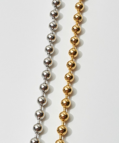 GOLDY（ゴールディ）の「【金属アレルギー軽減】ボール チェーン ステンレス ネックレス（ネックレス・レディース・シルバー/ゴールド・FREE）」の6枚目の写真