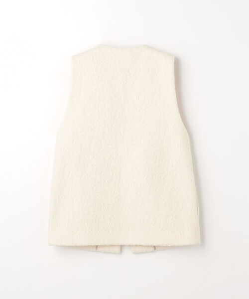 green label relaxing(グリーンレーベルリラクシング)の「ライトボア ベスト(ベスト・レディース・ダークグレー/ナチュラル・FREE)」の21枚目の写真