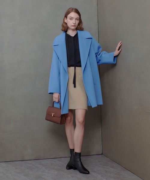 ナイト 新品 タグ付 allureville ジョーゼットボウタイブラウス allureville（アルアバイル）の「ジョーゼットボウタイブラウス