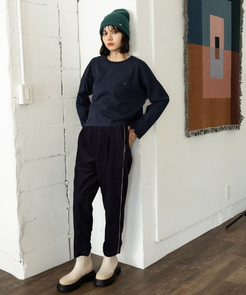 POLO BCS（ポロ ビーシーエス）の「【POLO BCS(ポロ・ビーシーエス)】アソートロンＴ（Tシャツ/カットソー・レディース・オフホワイト/グレー/ネイビー/ダークブルー・SHORT/LONG）」の11枚目の写真