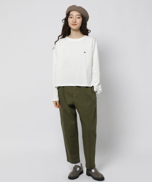 POLO BCS（ポロ ビーシーエス）の「【POLO BCS(ポロ・ビーシーエス)】アソートロンＴ（Tシャツ/カットソー・レディース・オフホワイト/グレー/ネイビー/ダークブルー・SHORT/LONG）」の20枚目の写真