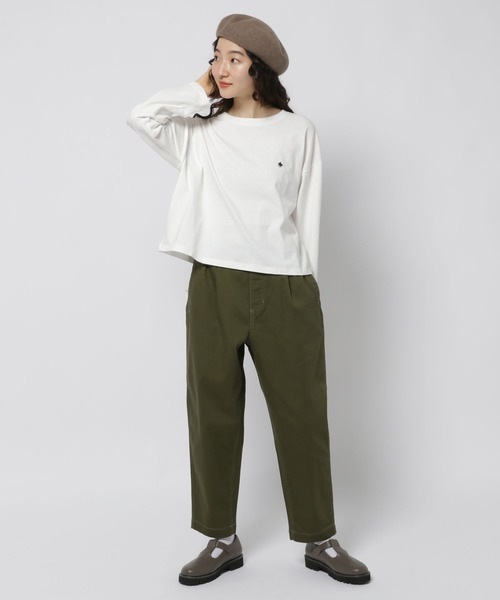 POLO BCS（ポロ ビーシーエス）の「【POLO BCS(ポロ・ビーシーエス)】アソートロンＴ（Tシャツ/カットソー・レディース・オフホワイト/グレー/ネイビー/ダークブルー・SHORT/LONG）」の21枚目の写真