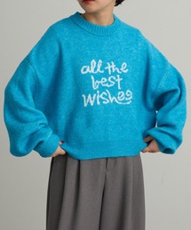 EHYUMI（エヒュミ）の「【EHYUMI】ロゴニットプルオーバー（ニット/セーター）」