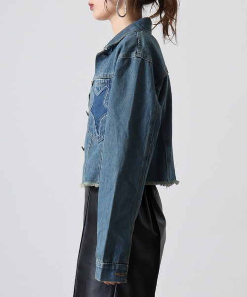 セール】je crois soi 星ポケットデニムジャケット（デニムジャケット