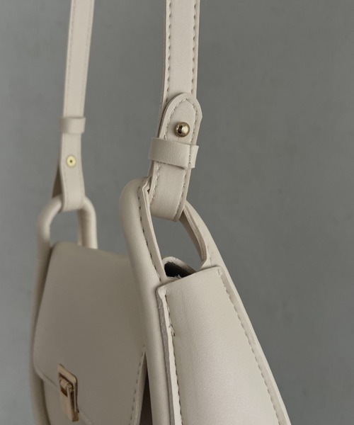 セール】PUコンパクトフラップショルダーバッグ（ショルダーバッグ