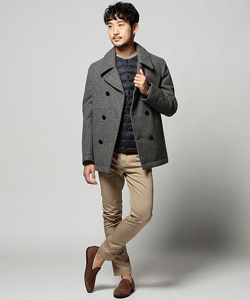 BEAMS（ビームス）の「BEAMS / ノーカラー ダウンセーター（ダウン