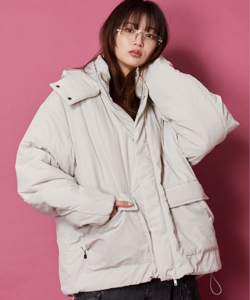 unrelaxing（アンリラクシング）の「ボリュームハイネック撥水ナイロン