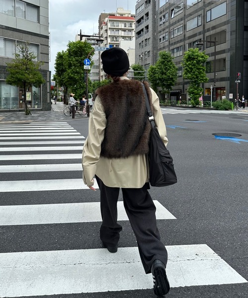 archives（アルシーヴ）の「【Ltd.】PAINTER PANTS（その他パンツ・レディース・ブラック/アイボリー・MEDIUM）」の12枚目の写真