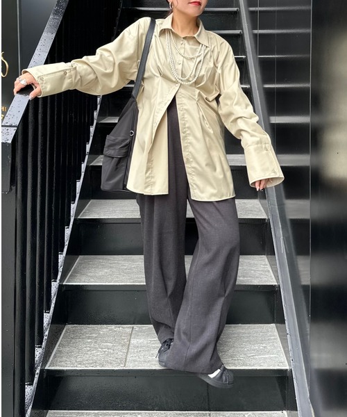 archives（アルシーヴ）の「【Ltd.】PAINTER PANTS（その他パンツ・レディース・ブラック/アイボリー・MEDIUM）」の7枚目の写真